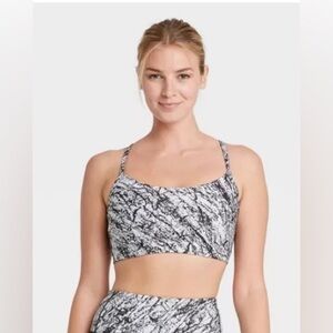 All in Motion Marble Pattern Sports Bra